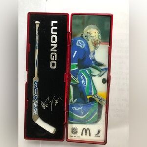 2007-2008 McDonalds MINI NHL Star Sticks -Vancouver Canucks ROBERTO LUONGO